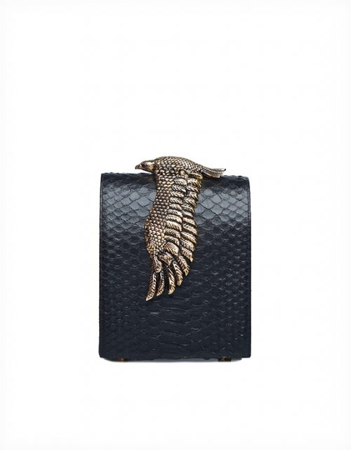 The M clutch Python (Gold Plated Accessories) - Moni & J